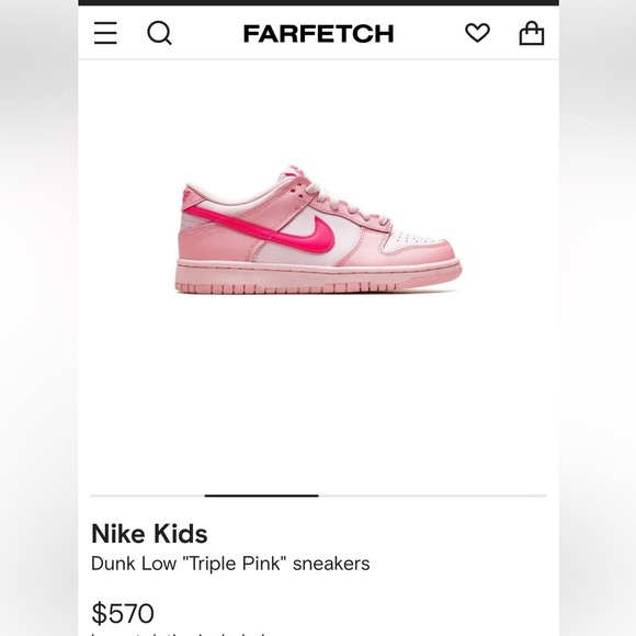 Nike Dunks Triple Pink - Picture 2 of 5